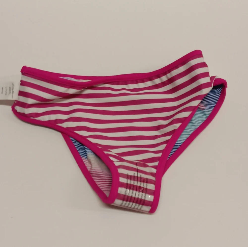 4 Piece Set NWOT Eddie Bauer Girls Swim Coordinates Set Size Large